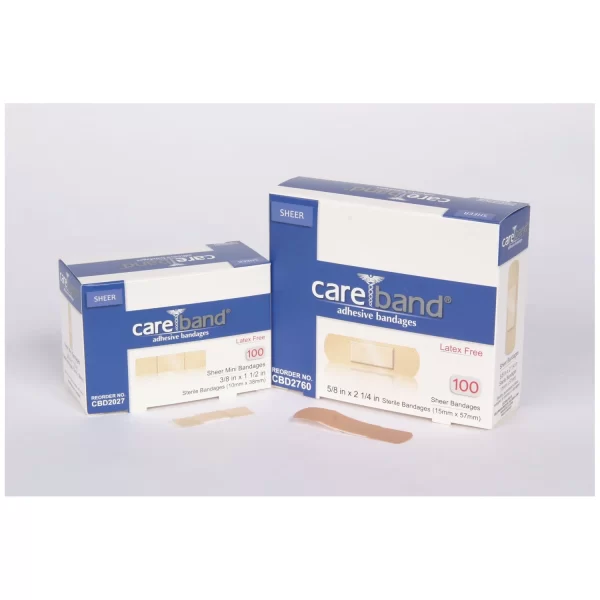ASO CAREBAND SHEER ADHESIVE STRIP BANDAGES