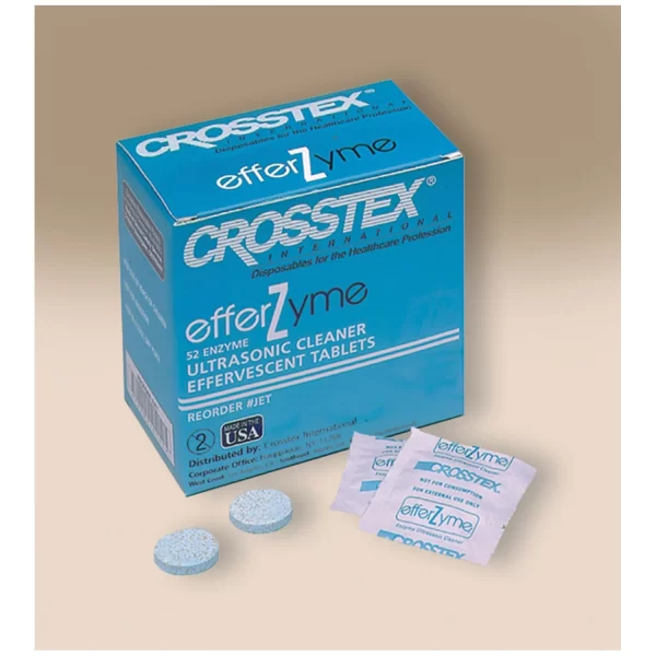 CROSSTEX EFFERZYME  EFFERVESCENT CLEANING TABLETS