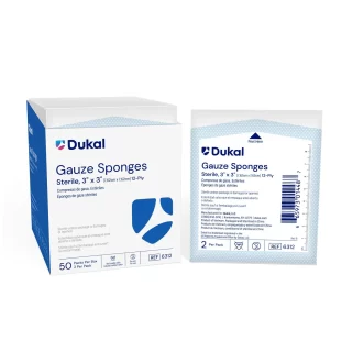 DUKAL WOVEN COTTON GAUZE SPONGES