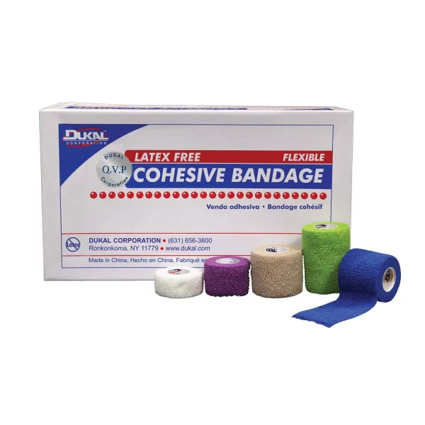 DUKAL COHESIVE BANDAGES - LATEX FREE