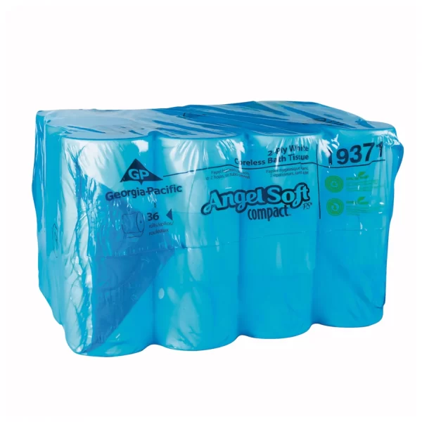 GEORGIA-PACIFIC ANGEL SOFT PS COMPACT CORELESS EMBOSSED BATHROOM TISSUE