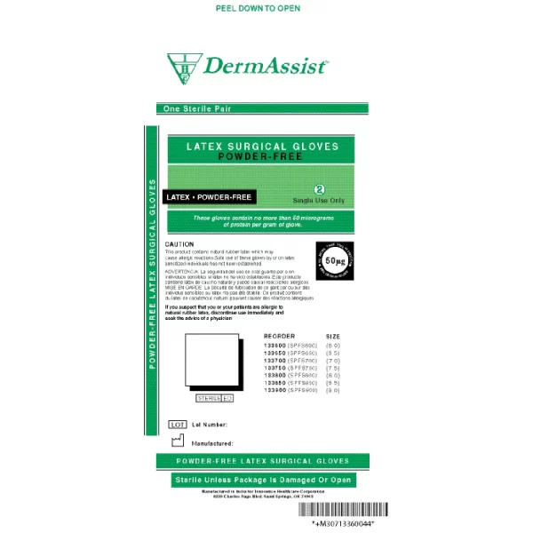 INNOVATIVE DERMASSIST  SURGICAL POWDER-FREE GLOVES