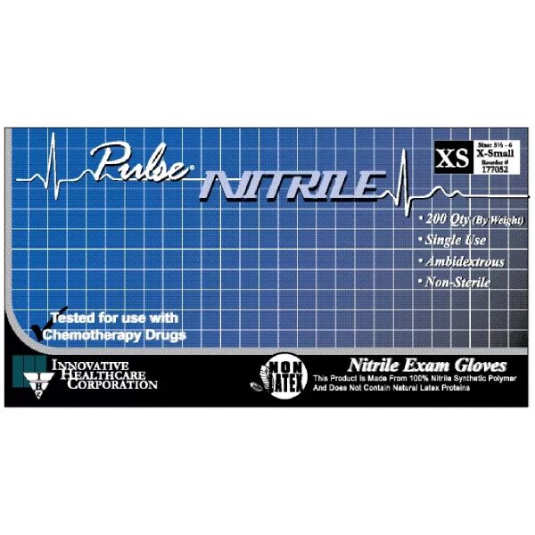 INNOVATIVE PULSE  NITRILE EXAM GLOVES