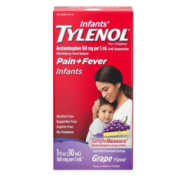 J&J TYLENOL INFANTS' ORAL SUSPENSION