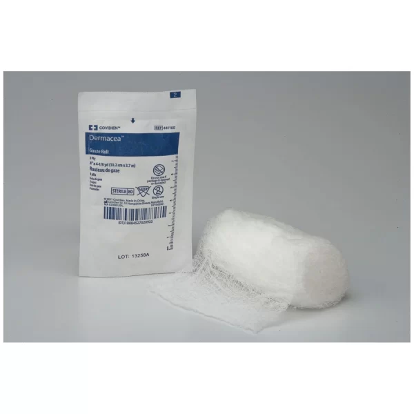 CARDINAL HEALTH DERMACEA LOW PLY GAUZE ROLLS