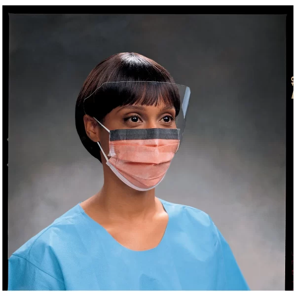 FACEMASK WITH WRAPAROUND VISOR