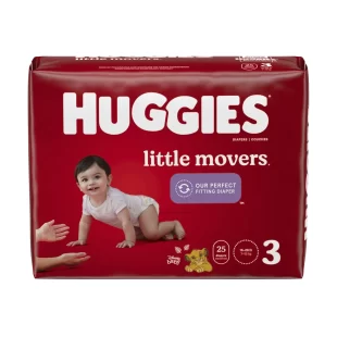 KIMBERLY-CLARK HUGGIES LITTLE MOVERS DIAPERS