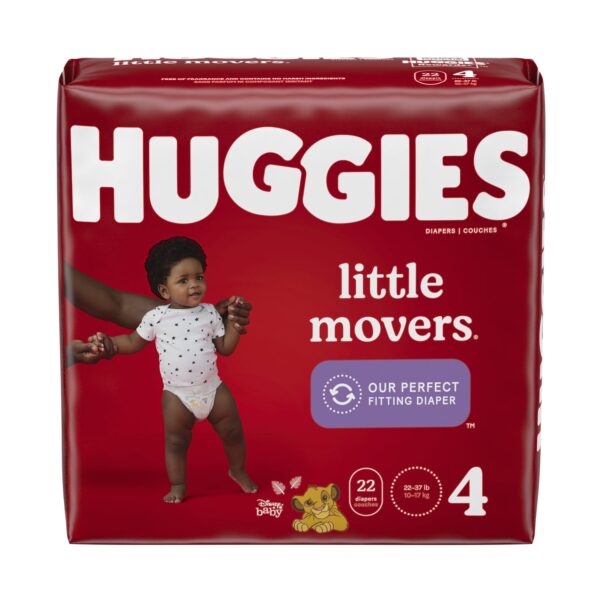KIMBERLY-CLARK HUGGIES LITTLE MOVERS DIAPERS