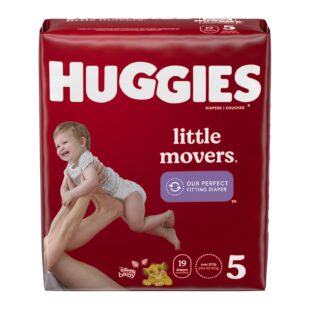 KIMBERLY-CLARK HUGGIES LITTLE MOVERS DIAPERS