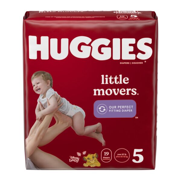 KIMBERLY-CLARK HUGGIES LITTLE MOVERS DIAPERS