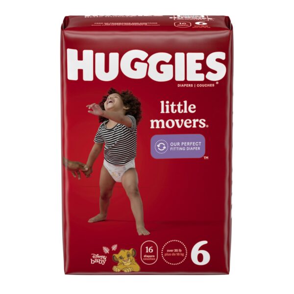 KIMBERLY-CLARK HUGGIES LITTLE MOVERS DIAPERS