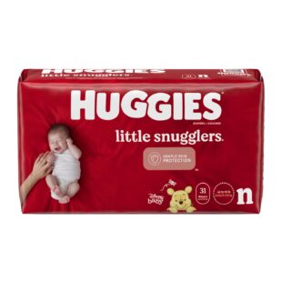KIMBERLY-CLARK HUGGIES LITTLE SNUGGLERS DIAPERS