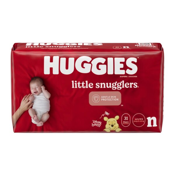 KIMBERLY-CLARK HUGGIES LITTLE SNUGGLERS DIAPERS