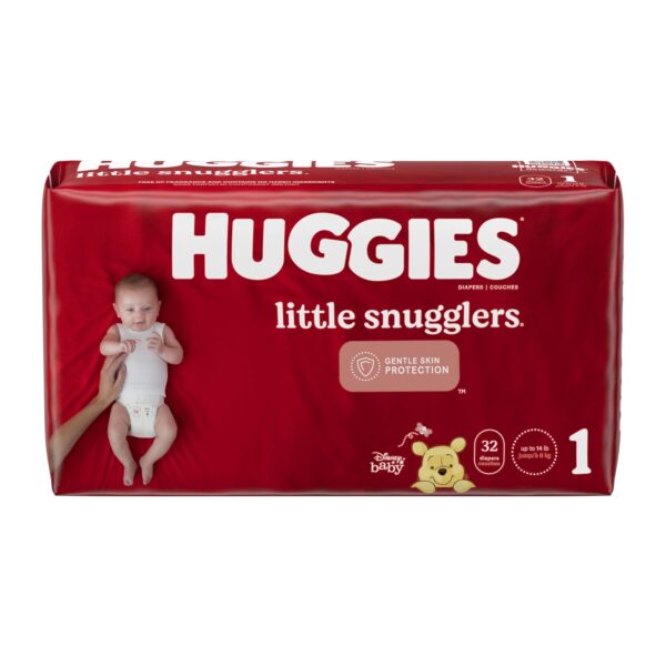 KIMBERLY-CLARK HUGGIES LITTLE SNUGGLERS DIAPERS