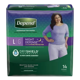 KIMBERLY-CLARK DEPEND  NIGHT DEFENSE UNDERWEAR FOR WOMEN
