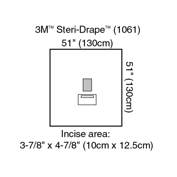3M STERI-DRAPE OPHTHALMIC SURGICAL DRAPES