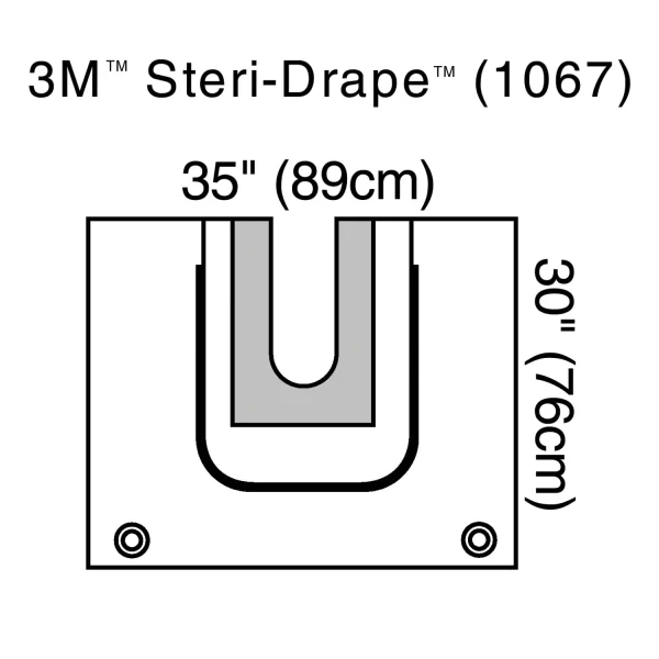 3M STERI-DRAPE U-DRAPES