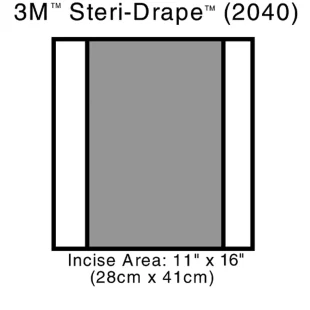 3M STERI-DRAPE 2 INCISE DRAPES