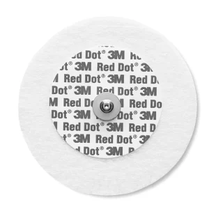 3M RED DOT MONITORING ELECTRODES WITH MICROPORE TAPE BACKING