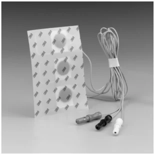 3M RED DOT ECG MONITORING ELECTRODES WITH PRE-ATTACHED LEAD WIRE