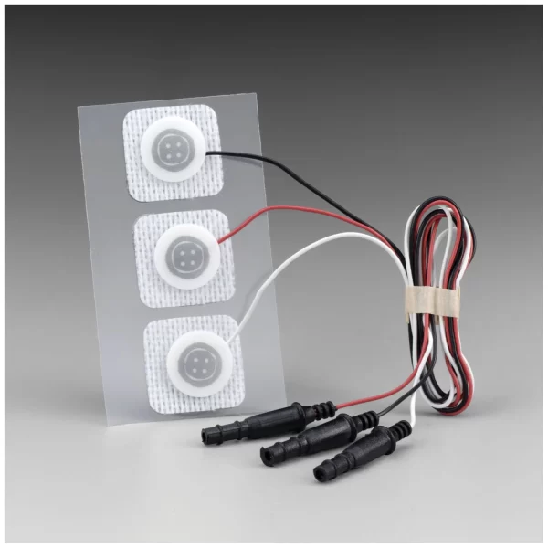 3M RED DOT ECG MONITORING ELECTRODES WITH PRE-ATTACHED LEAD WIRE