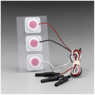 3M RED DOT ECG MONITORING ELECTRODES WITH PRE-ATTACHED LEAD WIRE