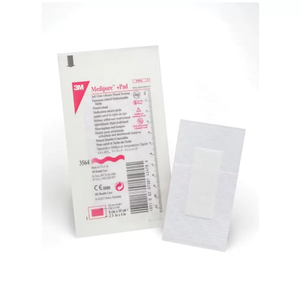 3M™ MEDIPORE™ +PAD SOFT CLOTH ADHESIVE WOUND DRESSING