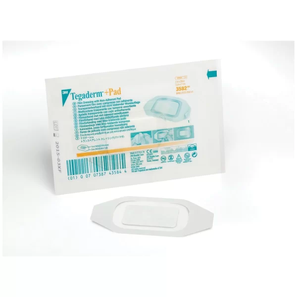 3M™ TEGADERM™ + PAD FILM DRESSING WITH NON-ADHERENT PAD