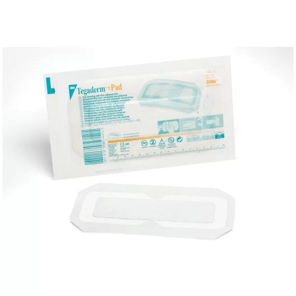 3M™ TEGADERM™ + PAD FILM DRESSING WITH NON-ADHERENT PAD