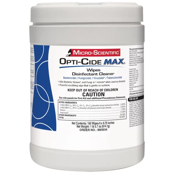 MICRO-SCIENTIFIC OPTI-CIDE  MAX DISINFECTANT CLEANER