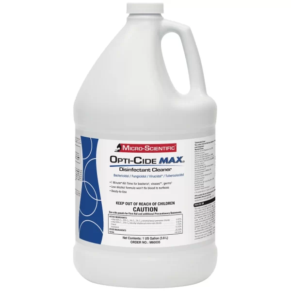 MICRO-SCIENTIFIC OPTI-CIDE  MAX DISINFECTANT CLEANER
