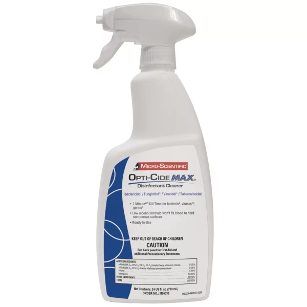 MICRO-SCIENTIFIC OPTI-CIDE  MAX DISINFECTANT CLEANER