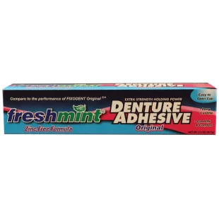 NEW WORLD IMPORTS FRESHMINT DENTURE ADHESIVE