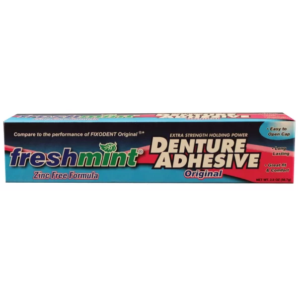 NEW WORLD IMPORTS FRESHMINT DENTURE ADHESIVE