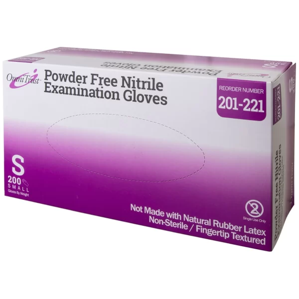 OMNI INTERNATIONAL OMNITRUST NITRILE POWDER FREE EXAMINATION GLOVE
