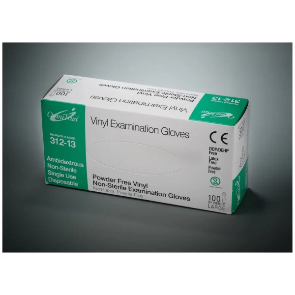 OMNI INTERNATIONAL OMNITRUSTâ„¢ VINYL POWDER FREE EXAMINATION GLOVE