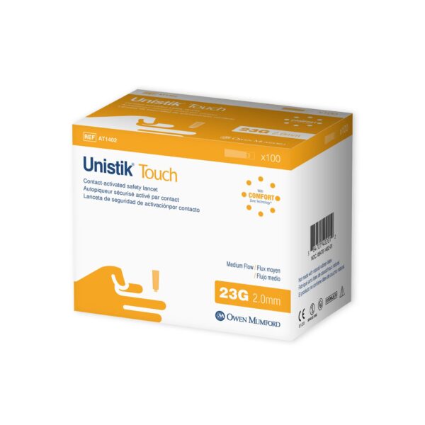 OWEN MUMFORD UNISTIK TOUCH SINGLE USE SAFETY LANCET