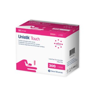 OWEN MUMFORD UNISTIK TOUCH SINGLE USE SAFETY LANCET