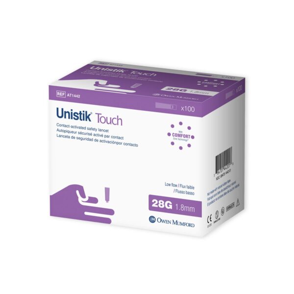 OWEN MUMFORD UNISTIK TOUCH SINGLE USE SAFETY LANCET