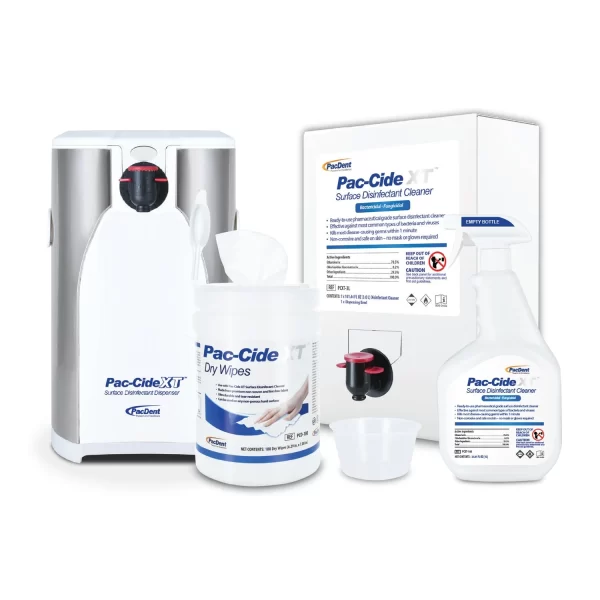 PACDENT PAC-CIDE XTâ„¢ SURFACE DISINFECTANT CLEANER KITS