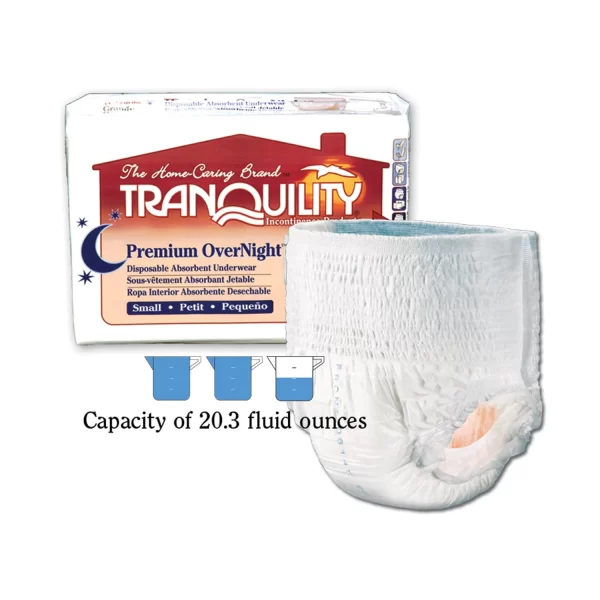 PRINCIPLE BUSINESS TRANQUILITY  PREMIUM OVERNIGHT   DISPOSABLE ABSORBENT UNDERWEAR