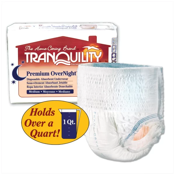 PRINCIPLE BUSINESS TRANQUILITY  PREMIUM OVERNIGHT   DISPOSABLE ABSORBENT UNDERWEAR