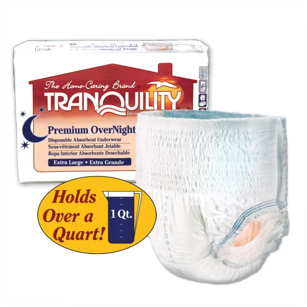 PRINCIPLE BUSINESS TRANQUILITY  PREMIUM OVERNIGHT   DISPOSABLE ABSORBENT UNDERWEAR