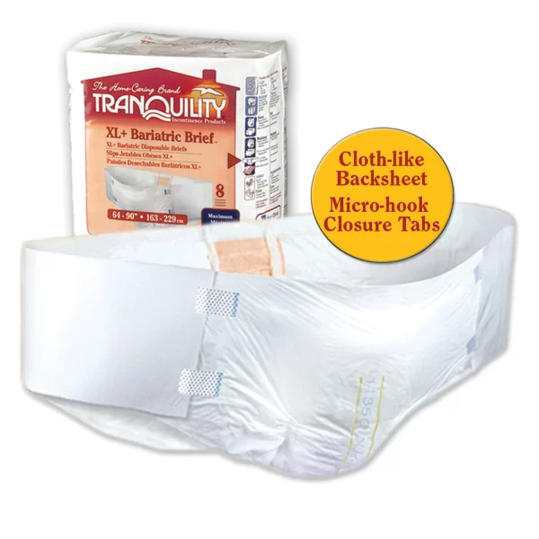 PRINCIPLE BUSINESS TRANQUILITY  XL+ BARIATRIC BRIEFS