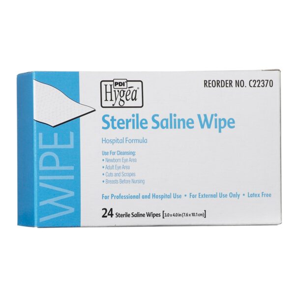 PDI HYGEA STERILE SALINE WIPE