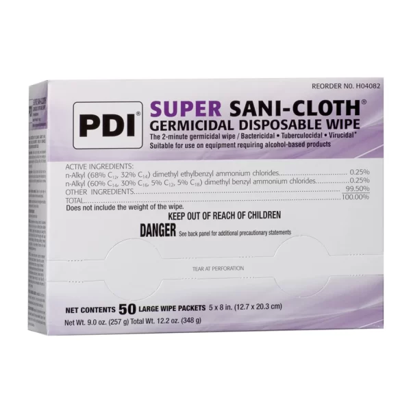 PDI SUPER SANI-CLOTH  GERMICIDAL DISPOSABLE WIPE