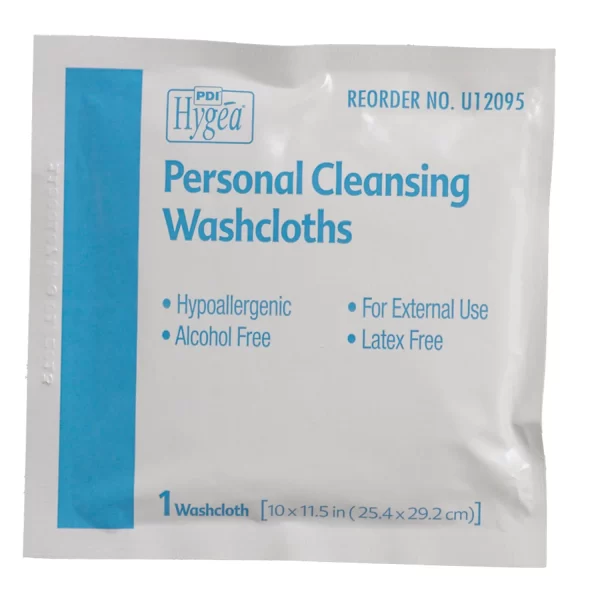 PDI HYGEA FLUSHABLE PERSONAL CLEANSING CLOTHS
