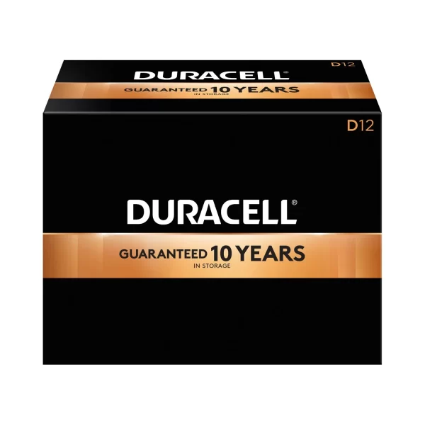 DURACELL  COPPERTOP  ALKALINE BATTERY WITH DURALOCK POWER PRESERVE   TECHNOLOGY