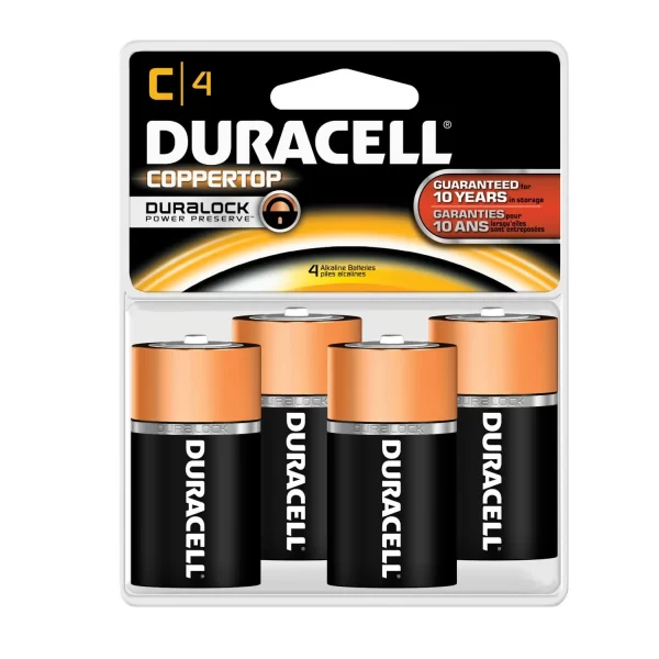 DURACELL  COPPERTOP  ALKALINE RETAIL BATTERY WITH DURALOCK POWER PRESERVE   TECHNOLOGY