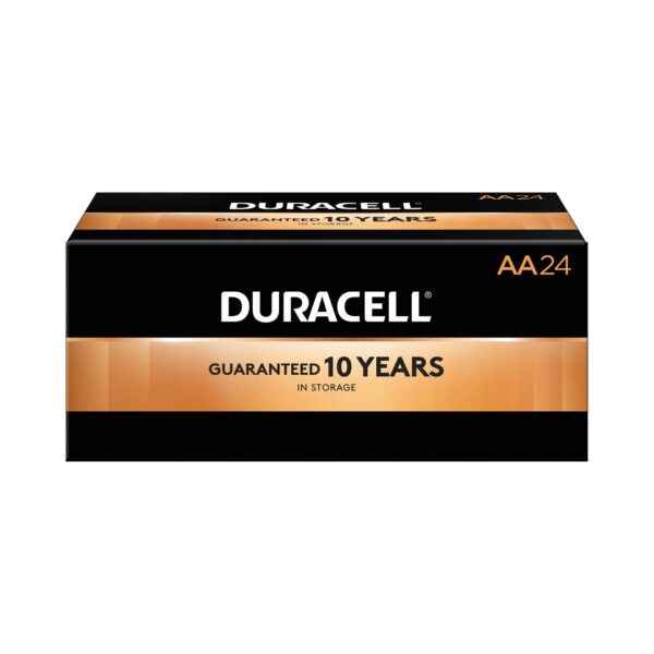 DURACELL  COPPERTOP  ALKALINE BATTERY WITH DURALOCK POWER PRESERVE   TECHNOLOGY